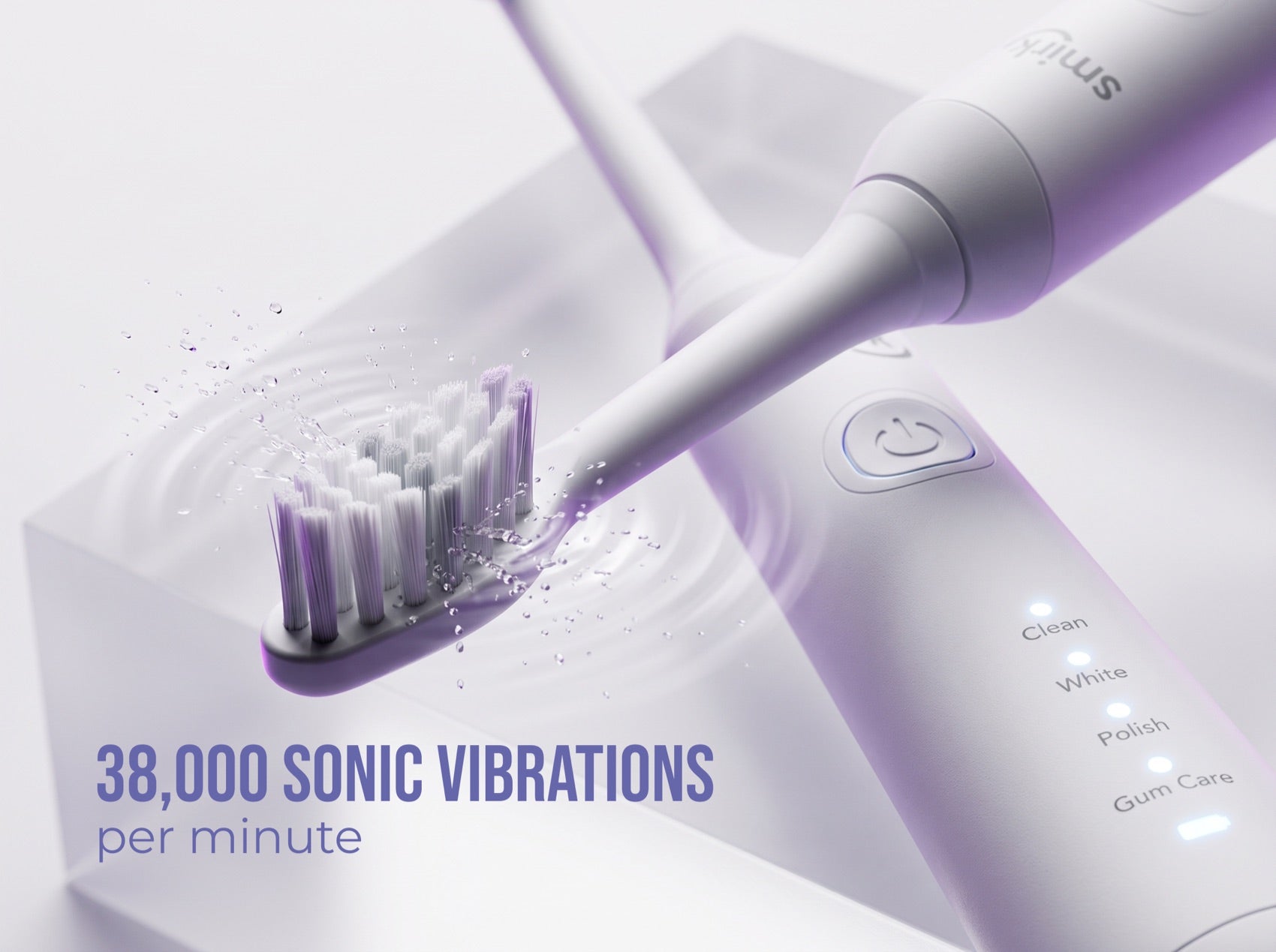 Smirk sonic toothbrush — 38,000 vibrations a minute