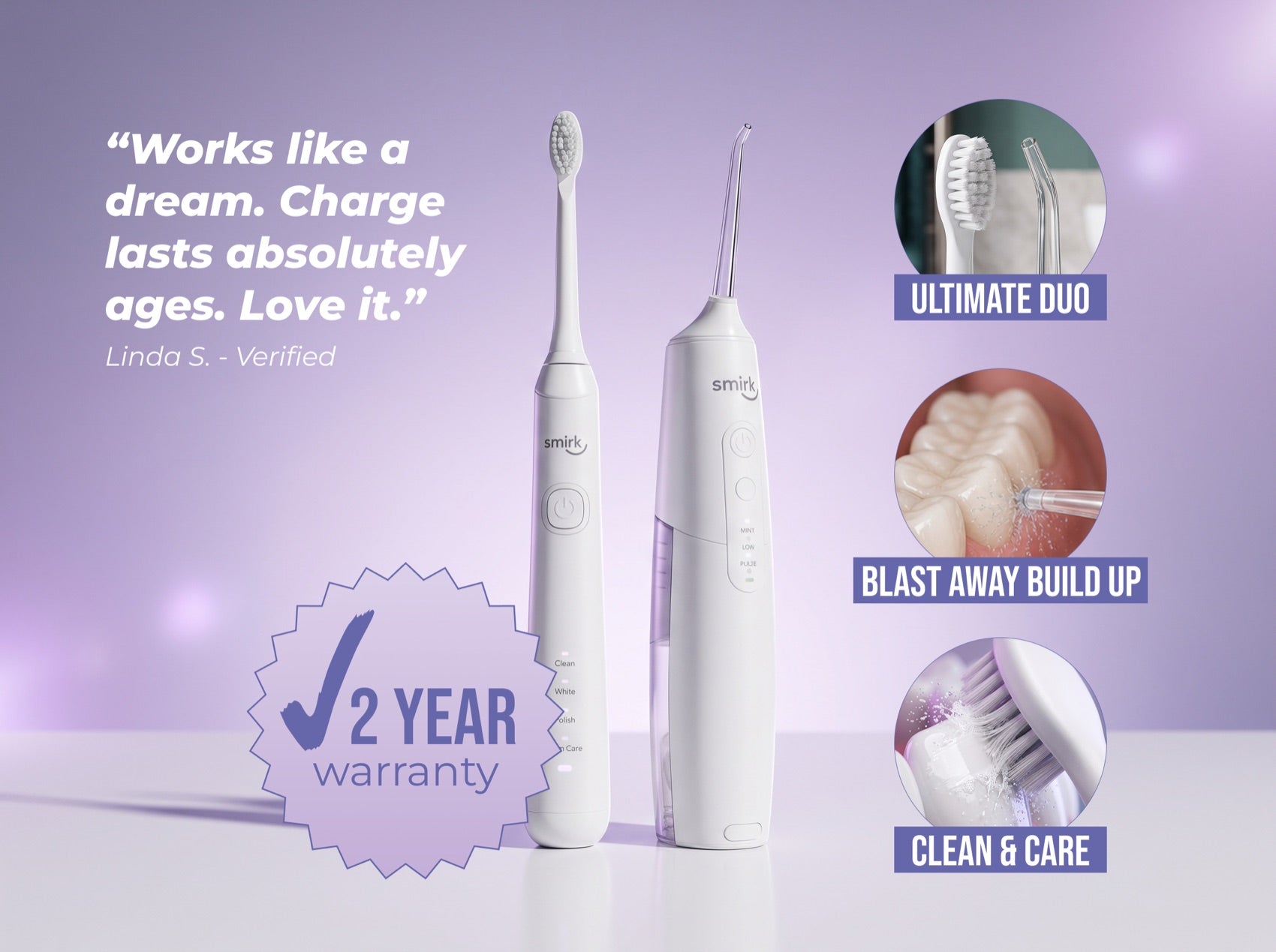 Loved by customers and backed by a 2-year warranty